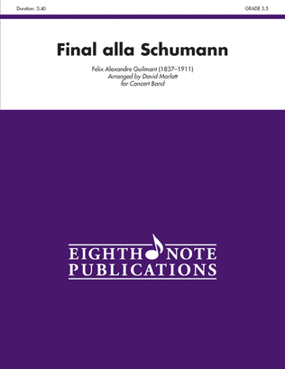 Final Alla Schumann, Op. 83