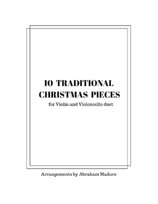 Book cover for 10 Traditional Christmas Duets for Violin and Violoncello