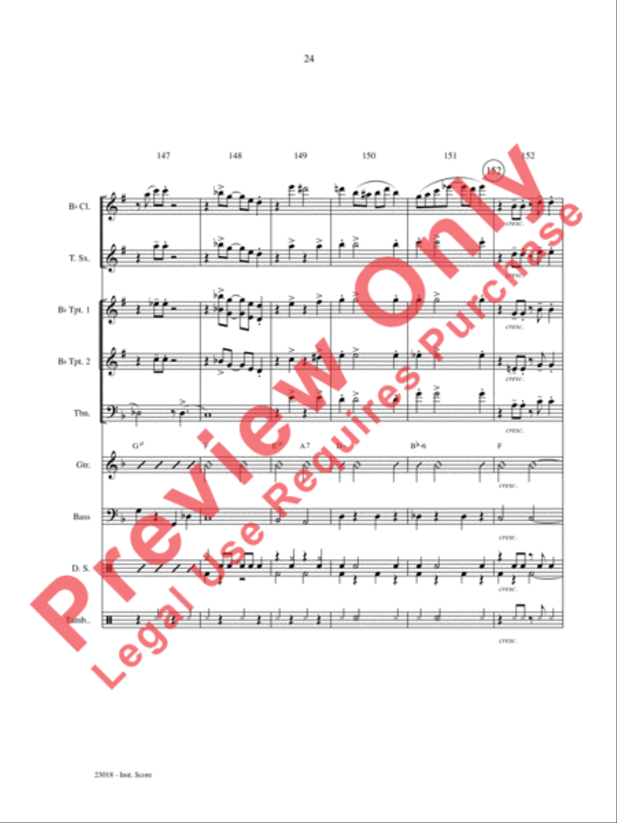 Swing Low, Sing Low Choir scores gallery preview page 25