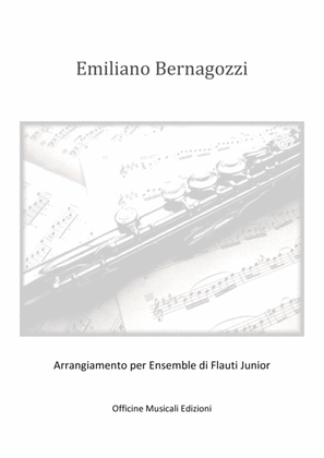 Book cover for Galliarda e Andante for Young Flute Ensemble