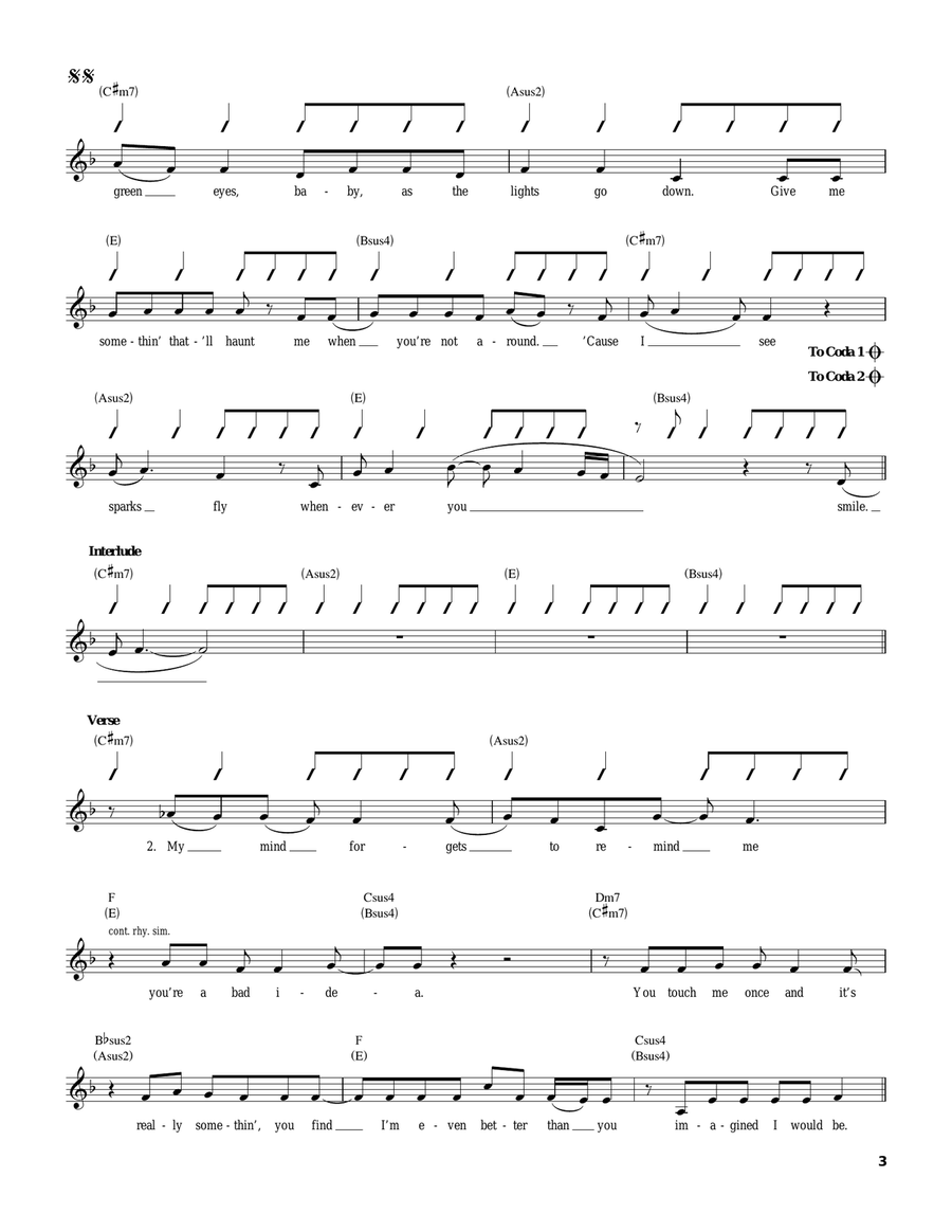 Sparks Fly Sparks Fly Acoustic Guitar scores gallery preview page 3