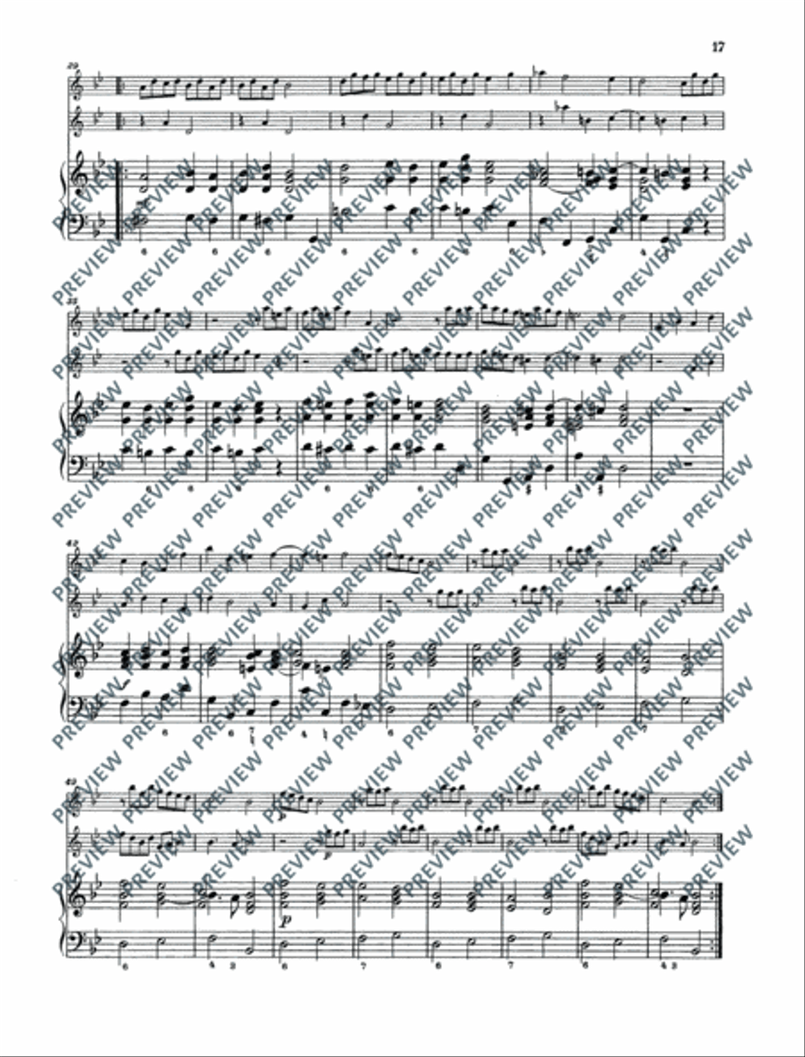 Twelve Chamber Sonatas Cello scores gallery preview page 18