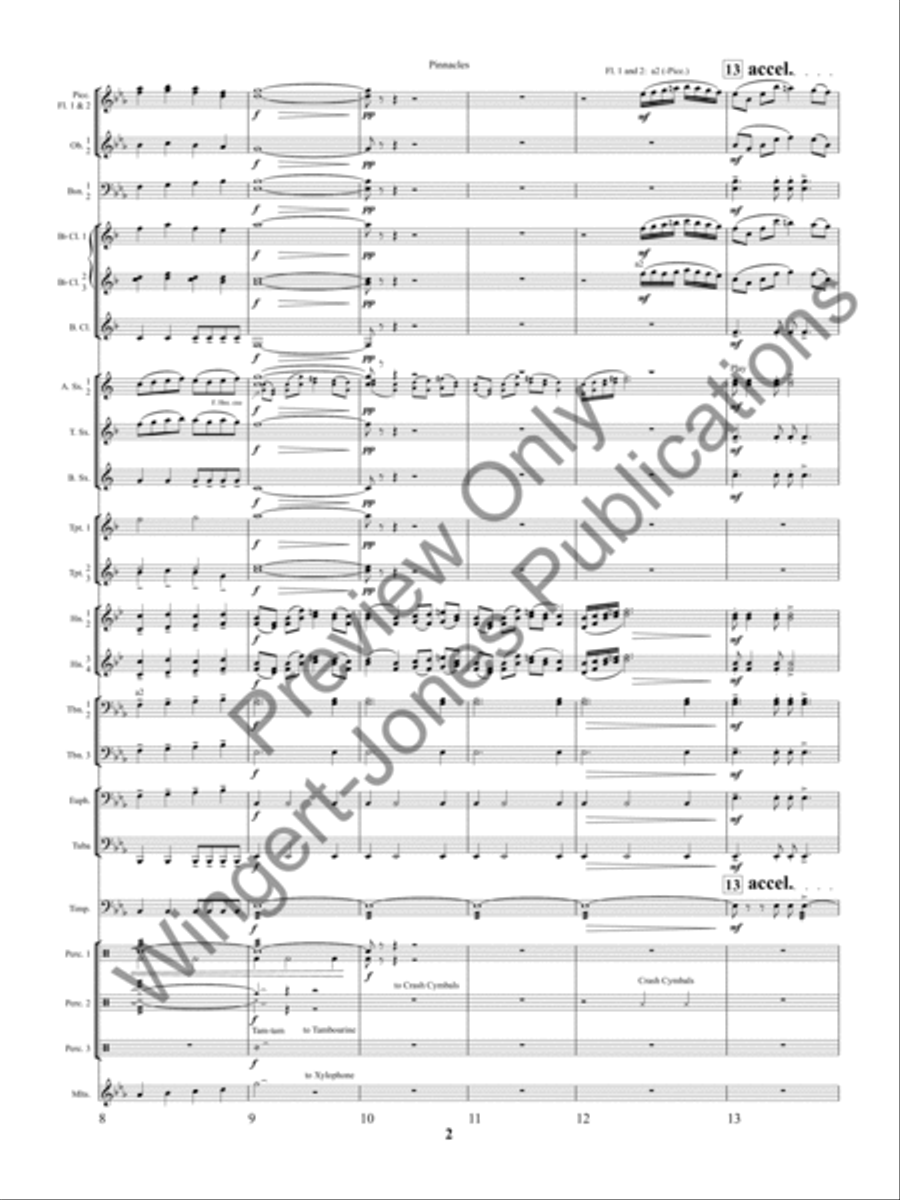 Pinnacles Concert Band scores gallery preview page 5