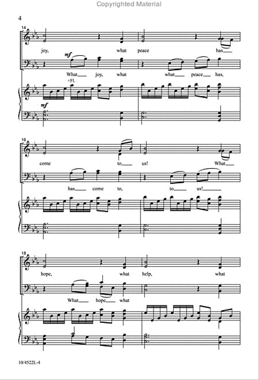 When Love Came Down When Love Came Down 4-Part scores gallery preview page 4