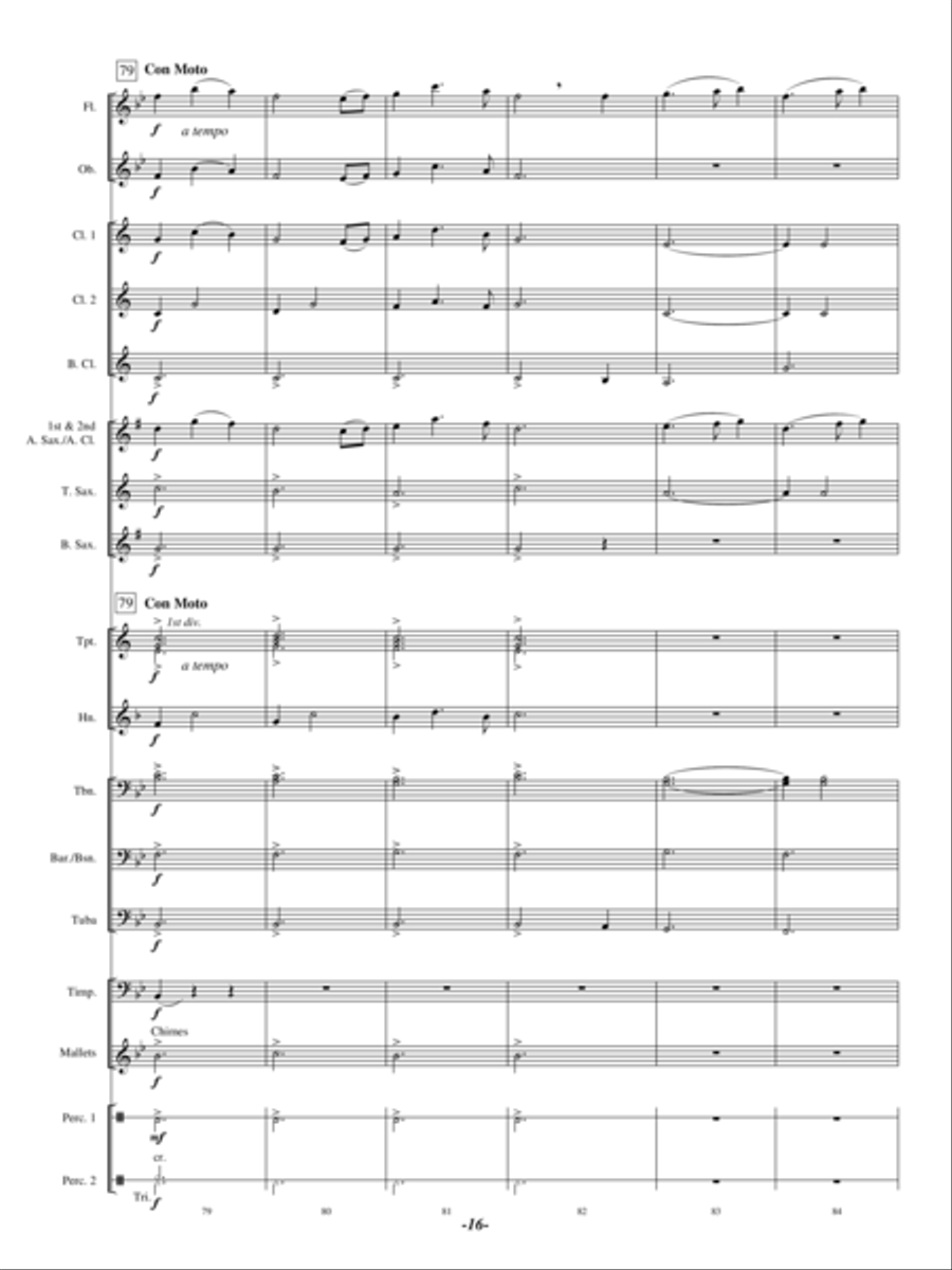 Whispering Ridge Whispering Ridge Concert Band scores gallery preview page 15