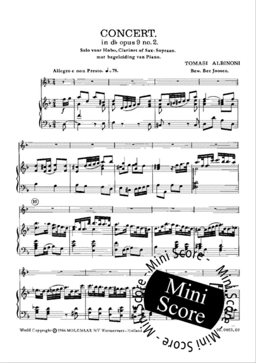 Concert in D Moll Piano Accompaniment scores gallery preview page 4
