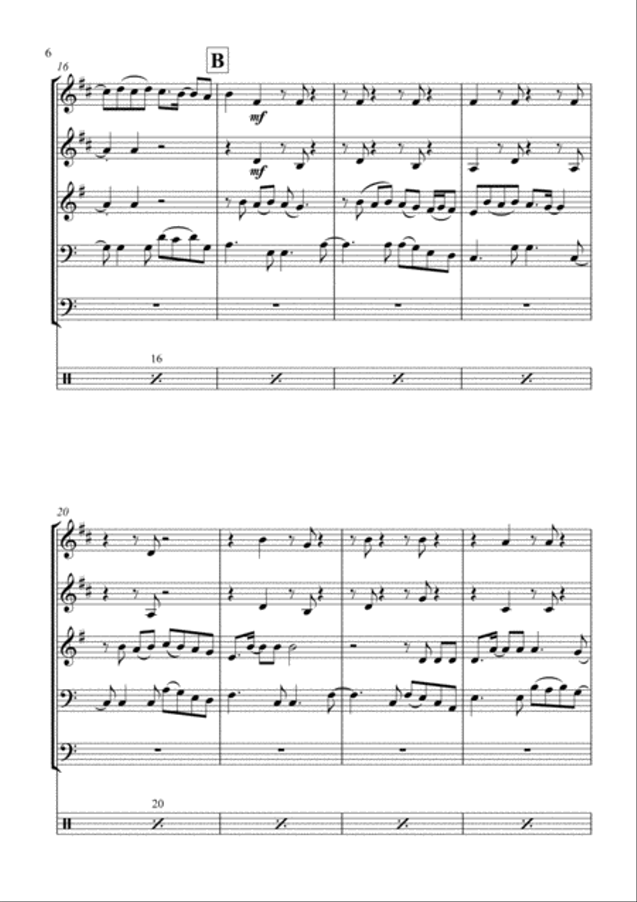 Senorita Small Ensemble scores gallery preview page 6
