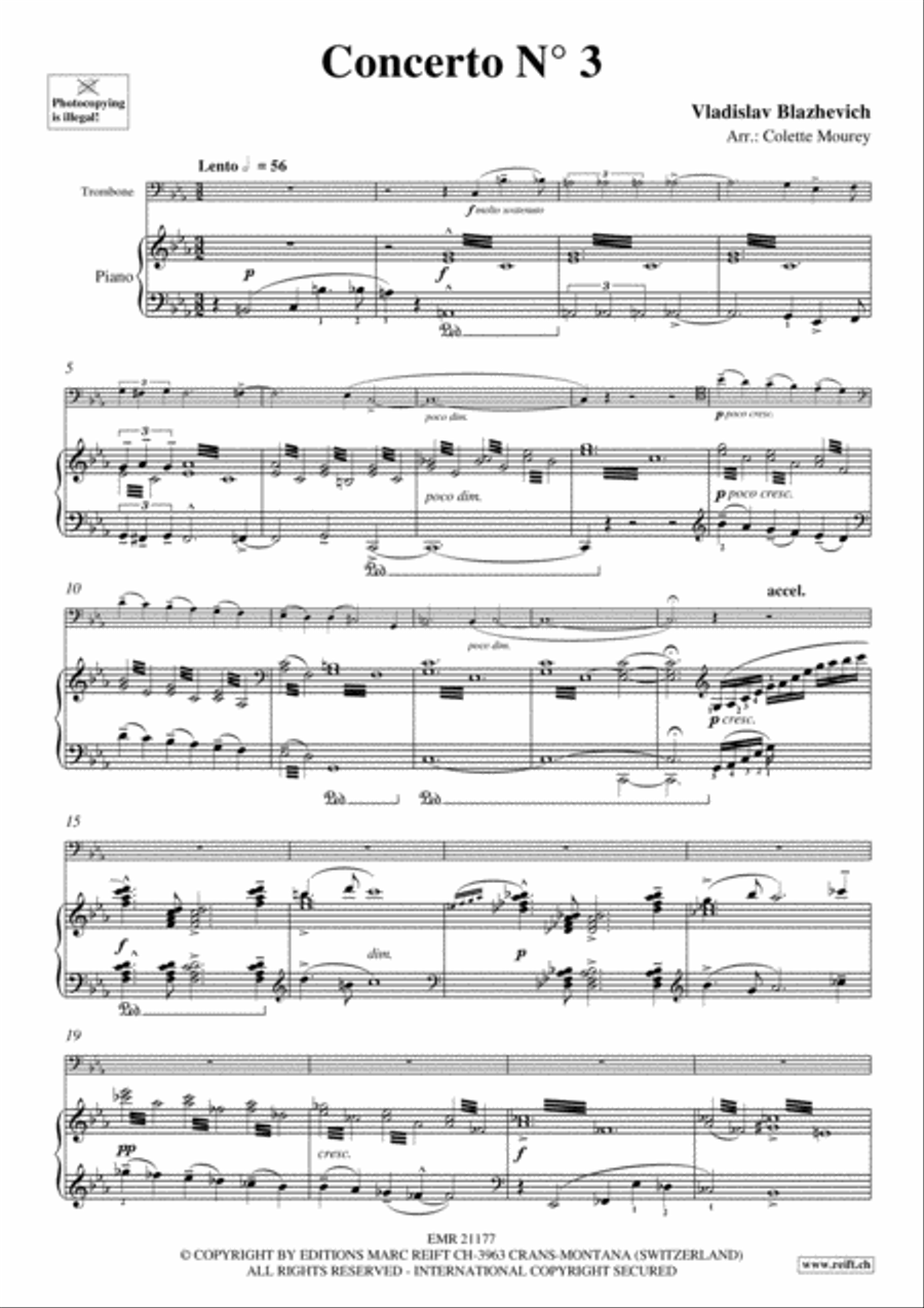 Concerto No. 3 Piano Accompaniment scores gallery preview page 3