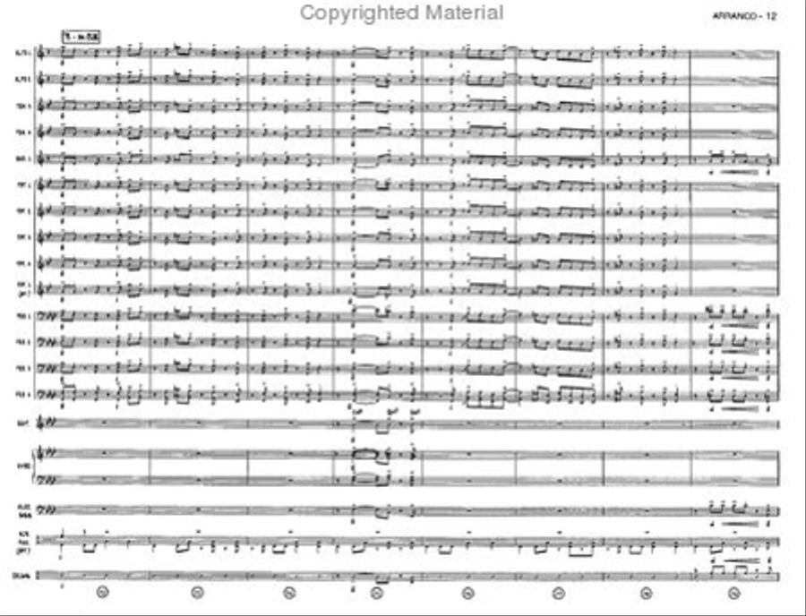 Arranco Jazz Ensemble scores gallery preview page 11