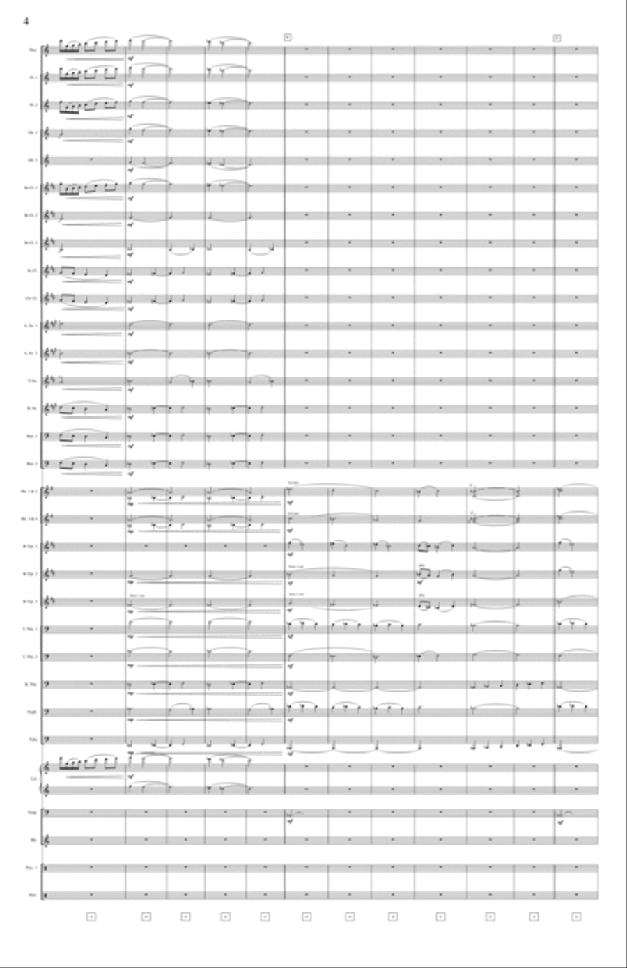 Meditation - score and parts Concert Band scores gallery preview page 6