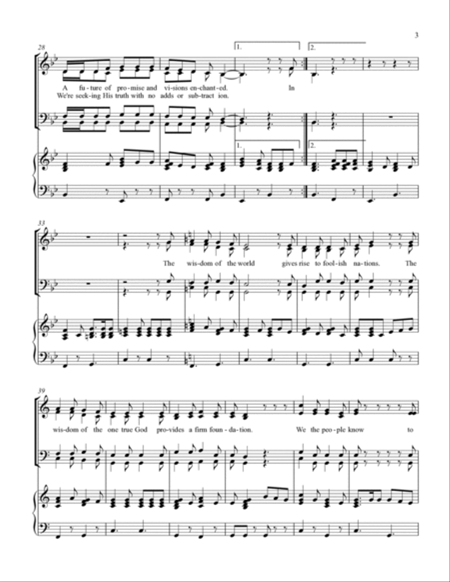 In God We Trust In God We Trust 4-Part scores gallery preview page 3