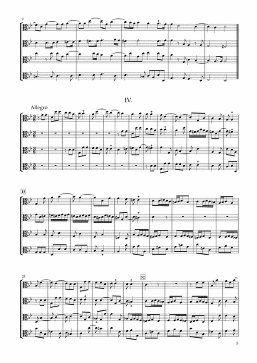Sonata Op.34-1 for Four Violas image number null