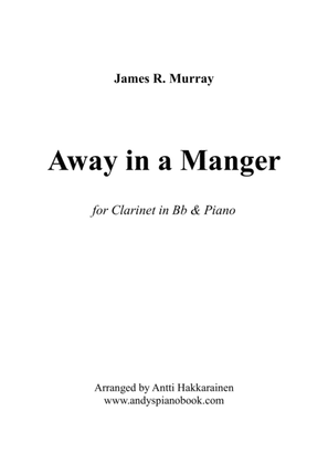 Book cover for Away in a Manger - Clarinet & Piano