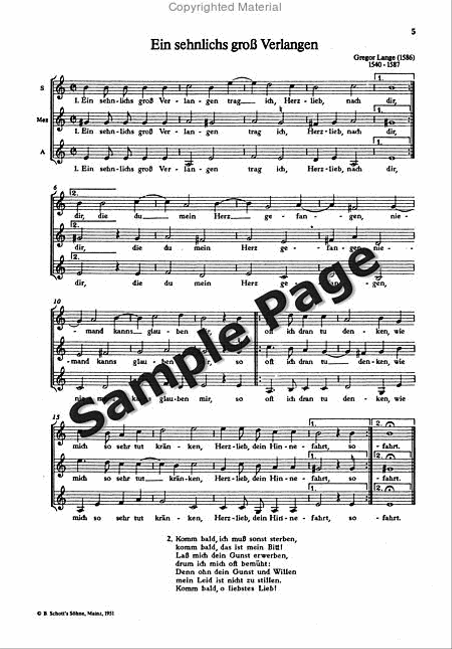 9 Love Madrigals SSA scores gallery preview page 6