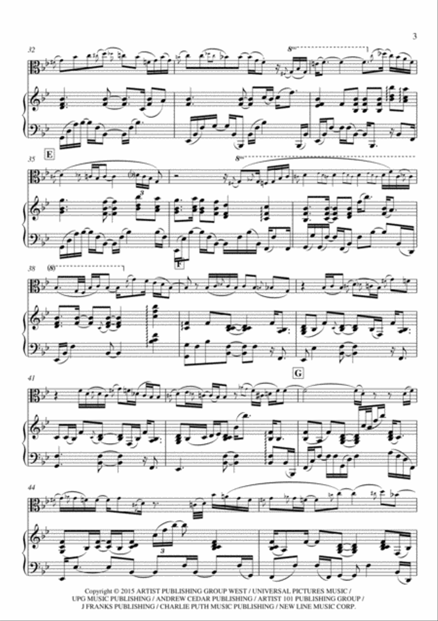 See You Again String Duet scores gallery preview page 4