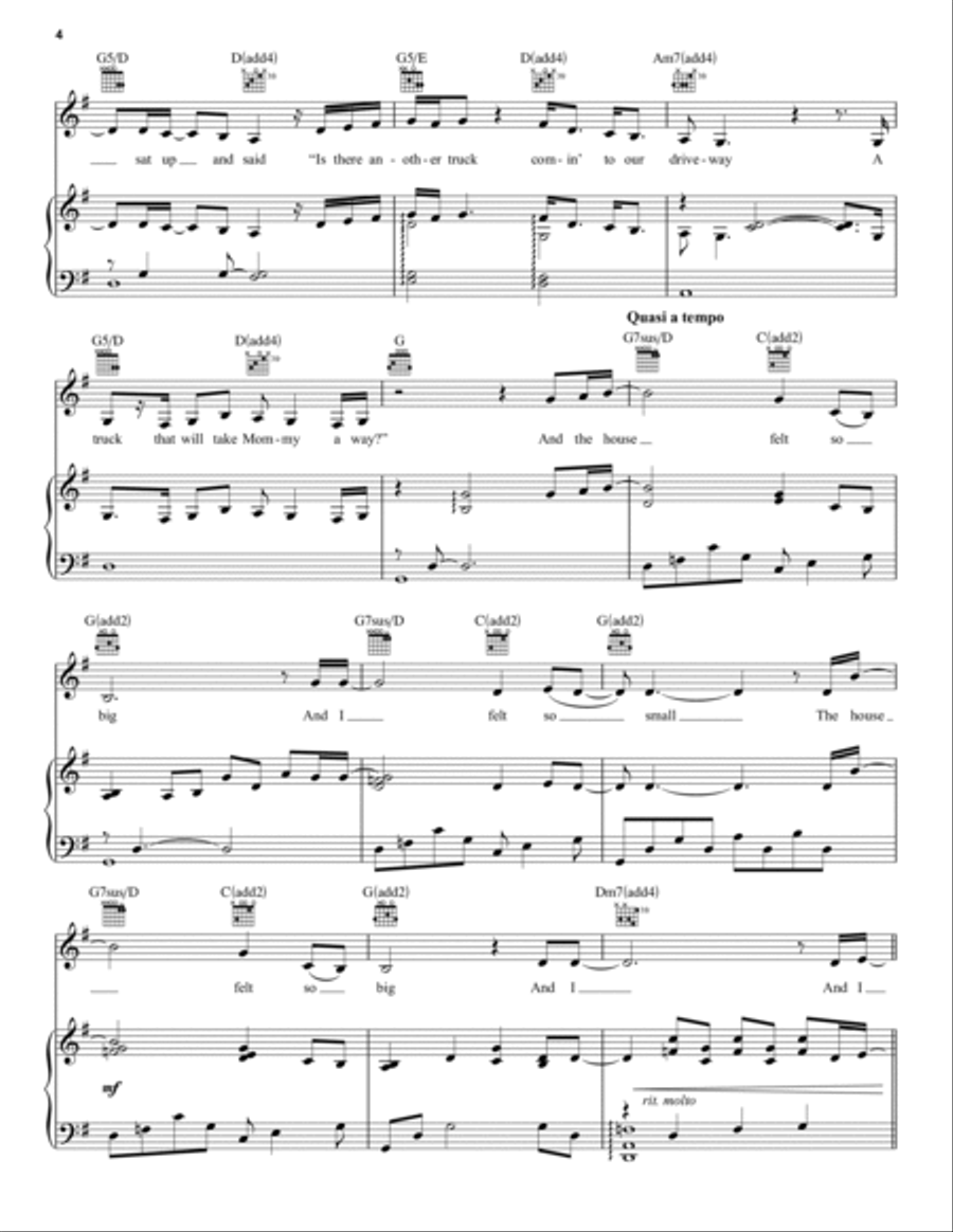 So Big/So Small (from Dear Evan Hansen) Piano, Vocal, Guitar scores gallery preview page 4