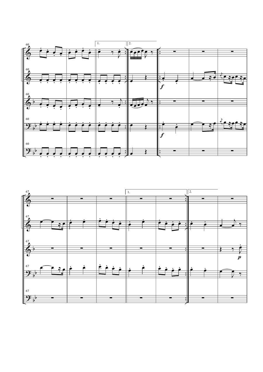 Farandole from "L'Arlesienne Suite No. 2" for Brass Quintet image number null