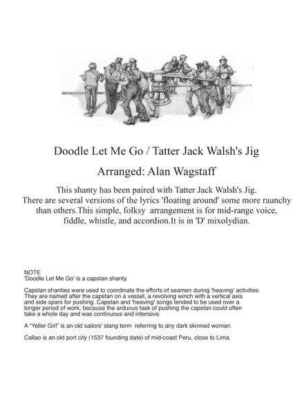 Doodle Let Me Go / Tatter Jack Walsh's Jig image number null