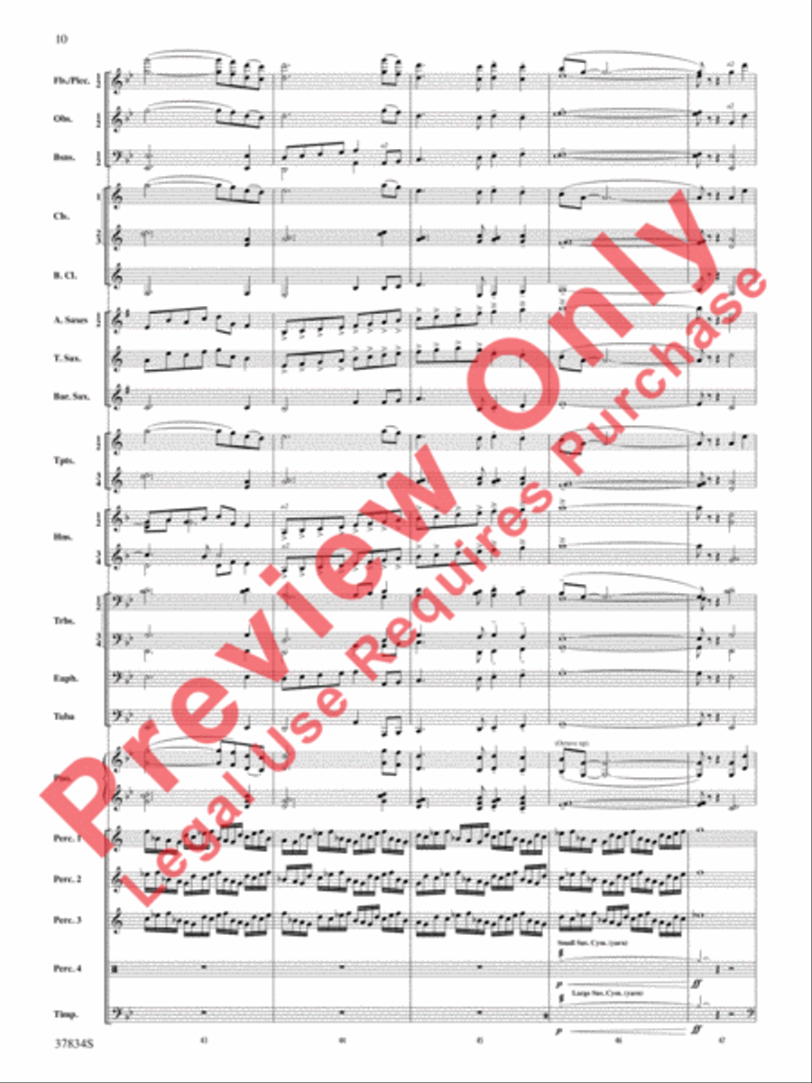 Poor Wayfaring Stranger Poor Wayfaring Stranger Concert Band scores gallery preview page 11