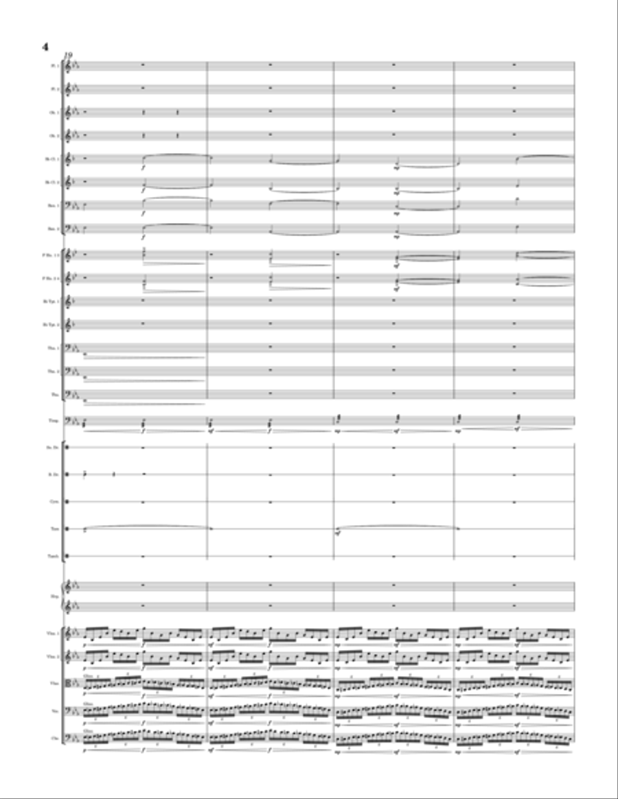 Canyon Overture Full Orchestra scores gallery preview page 4