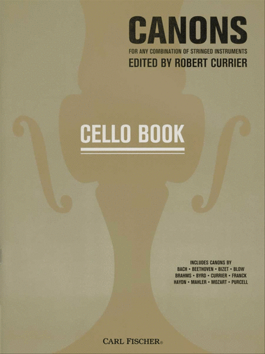 Canons For Any Combination of Stringed Instruments Cello scores gallery preview page 1