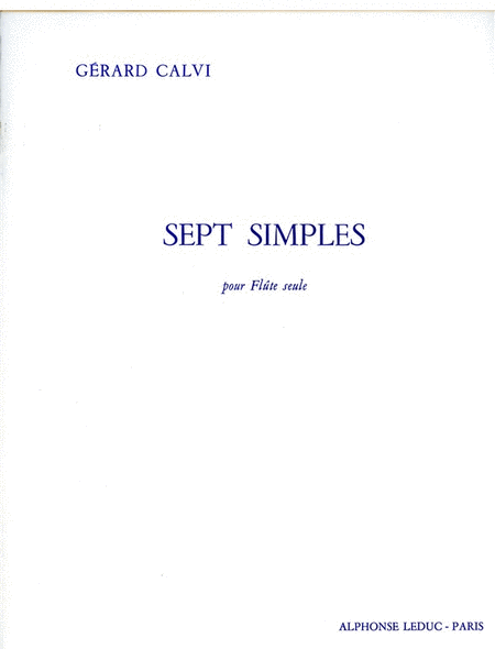 7 Simples (flute Solo)