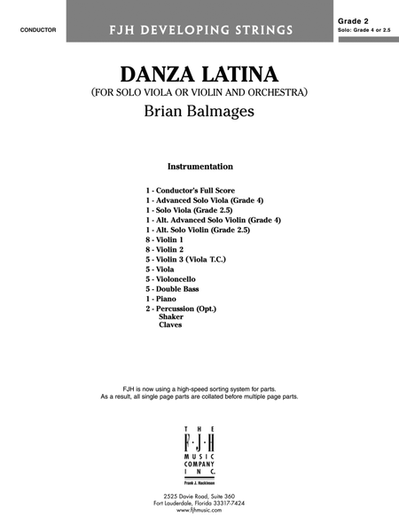 Danza Latina: Score
