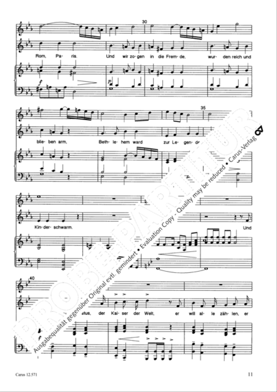 O je, Bethlehem Unison Choir scores gallery preview page 12