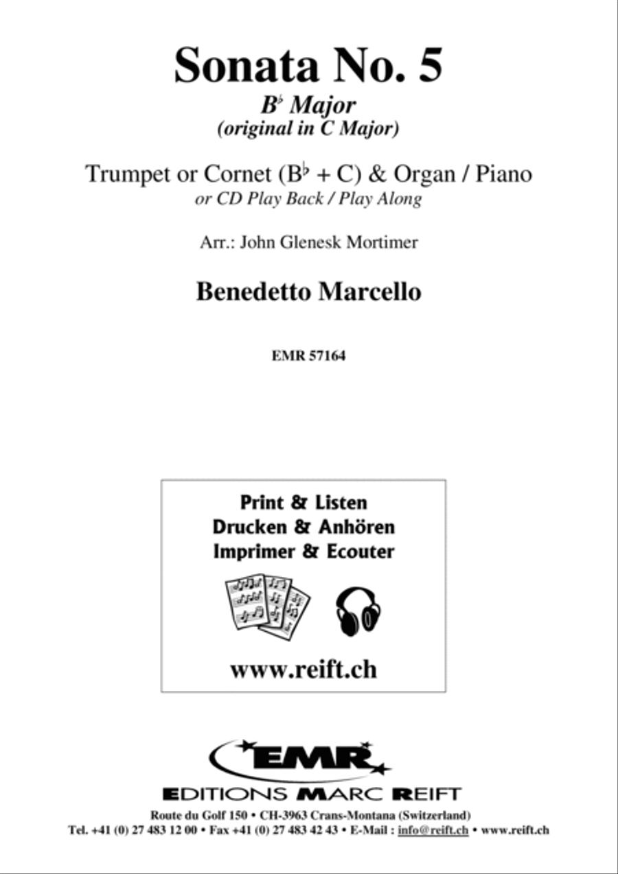 Sonata No. 5 Cornet scores gallery preview page 2