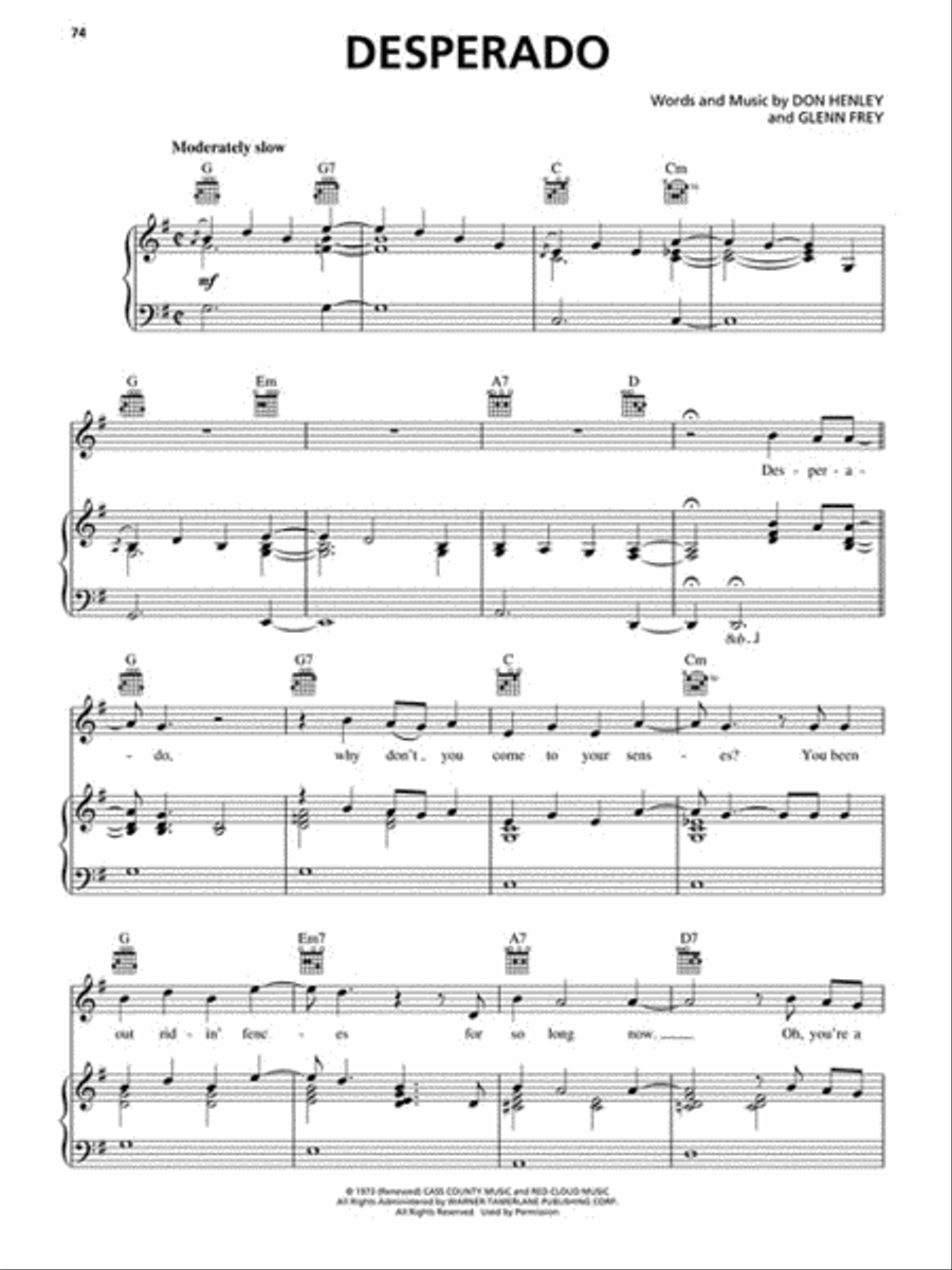 The Most Requested Songs of the '70s Piano, Vocal, Guitar scores gallery preview page 4