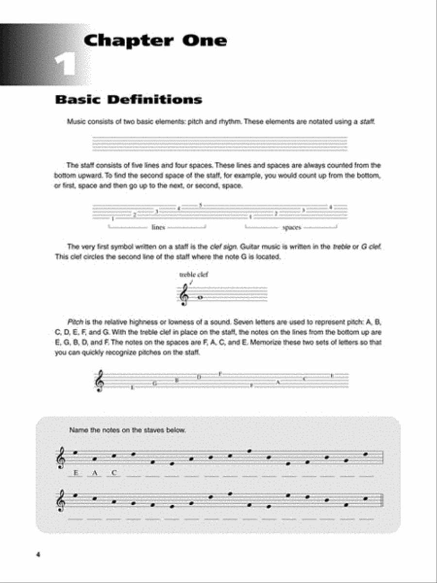 Music Reading for Guitar Music Reading for Guitar Guitar scores gallery preview page 3