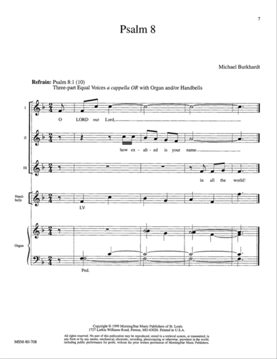 Psalms for the Church Year SSA scores gallery preview page 6