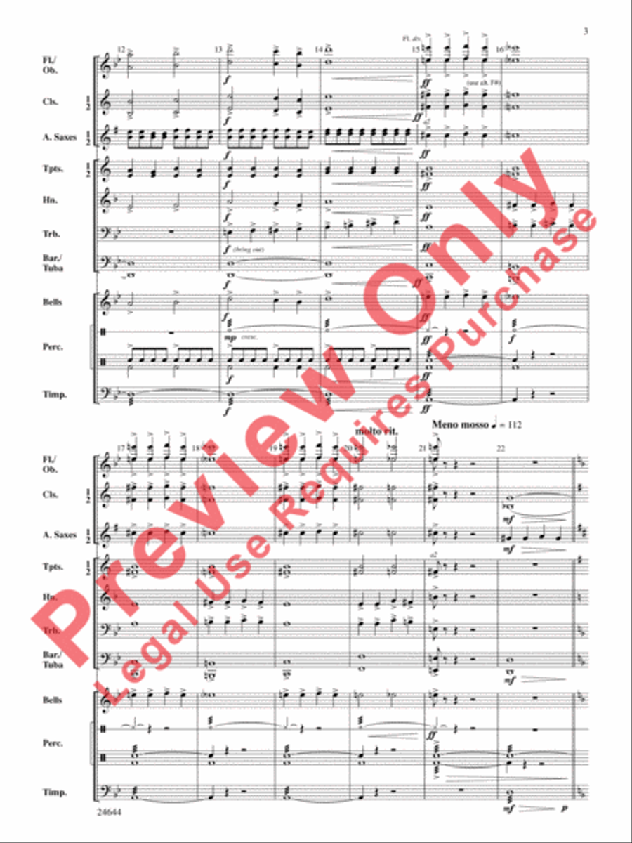 Romeo and Juliet, Themes from Concert Band scores gallery preview page 4