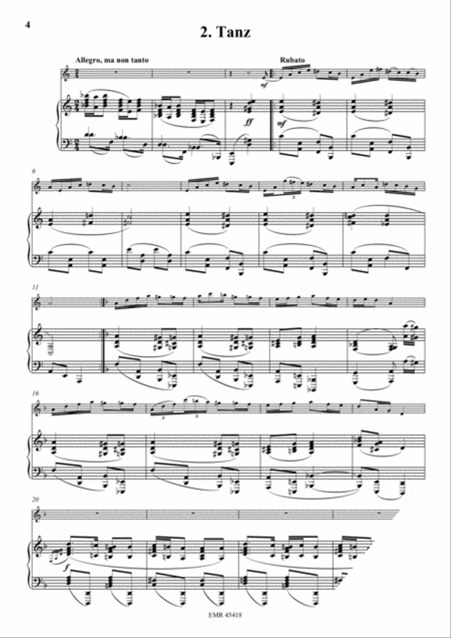 Zwei Judische Stucke Piccolo scores gallery preview page 3