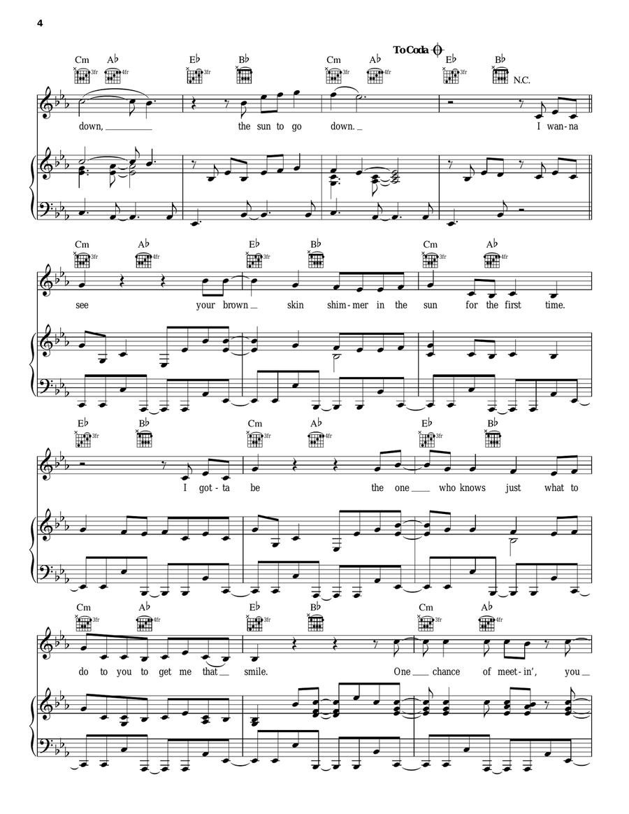Long Hot Summer Long Hot Summer Piano, Vocal, Guitar scores gallery preview page 4