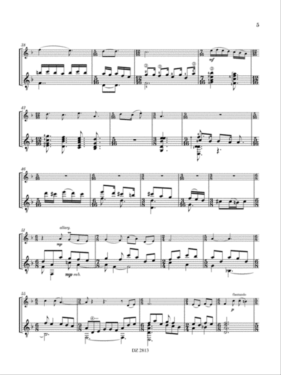 Perpetual Pavan Violin scores gallery preview page 5
