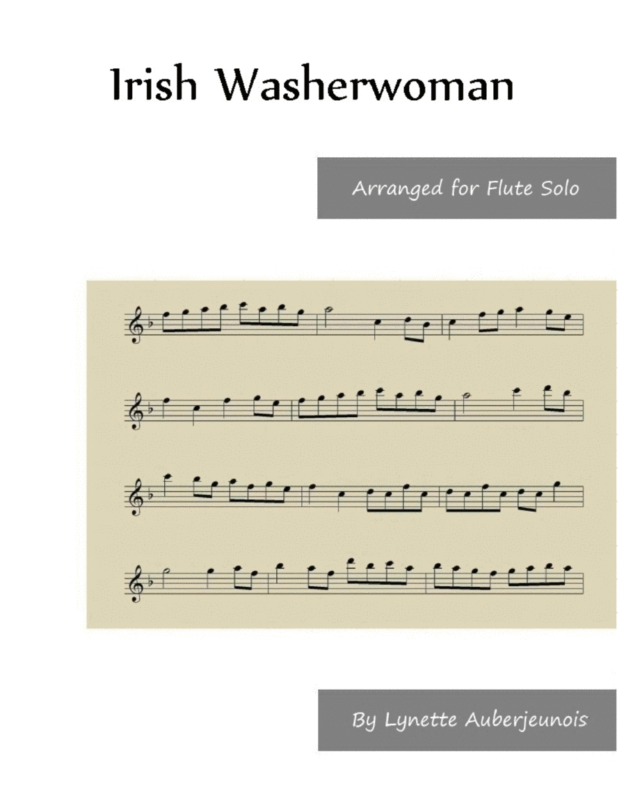 Irish Washerwoman - Flute Solo image number null