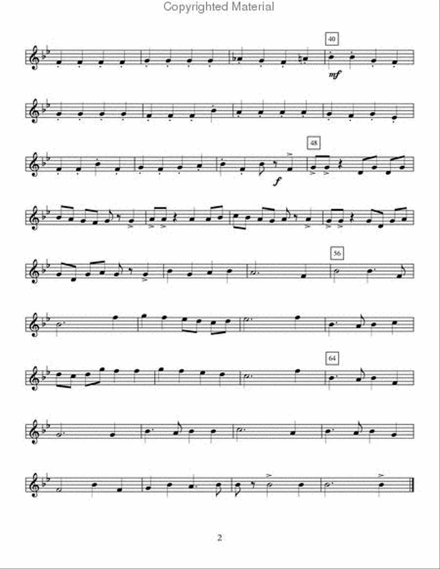 Buffalo Island March Concert Band scores gallery preview page 8