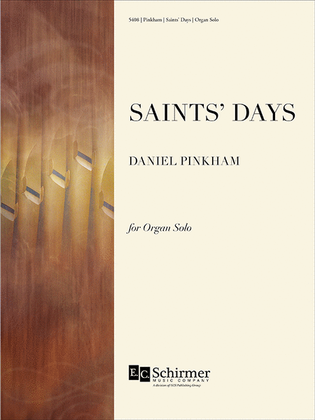 Book cover for Saints' Days