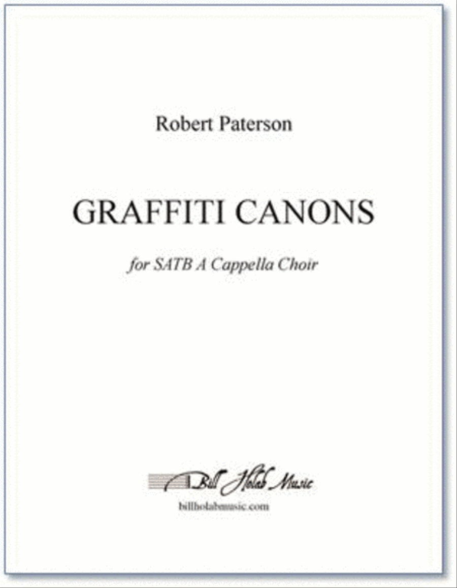 Graffiti Canons 4-Part scores gallery preview page 1