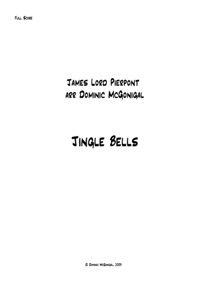 Jingle Bells (SATBarB, with optional bells) image number null