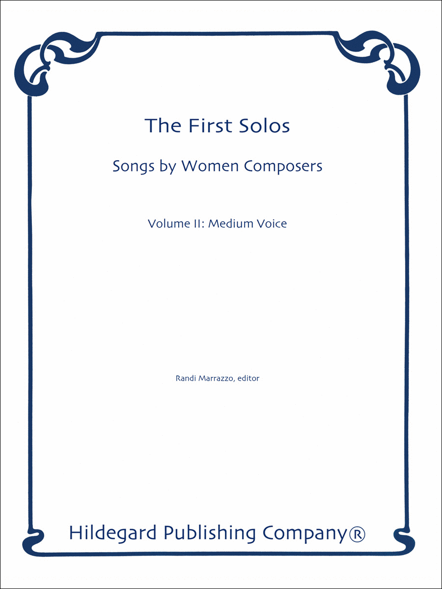 First Solos: Songs by Women Composers Vol. 2 Chamber Music scores gallery preview page 1