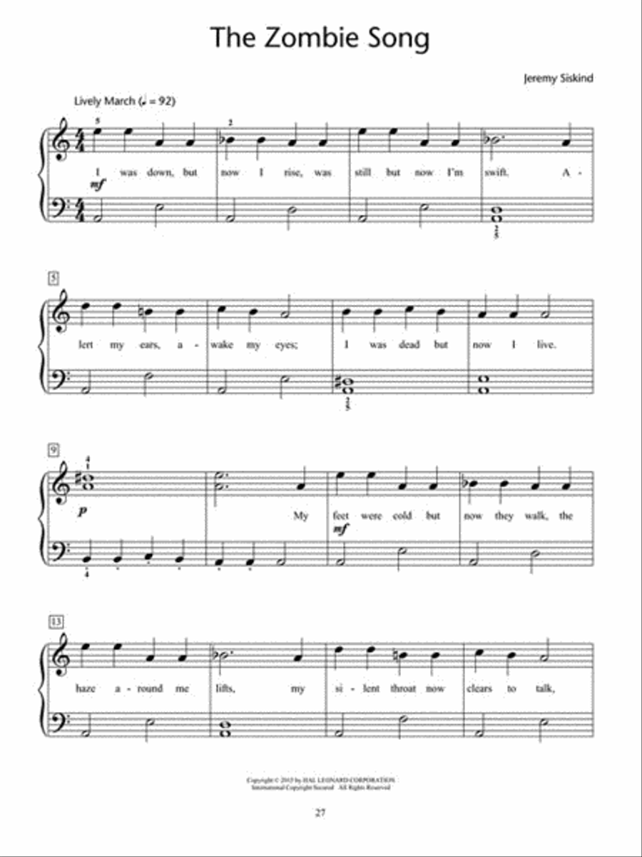 Myths and Monsters Piano Method scores gallery preview page 6