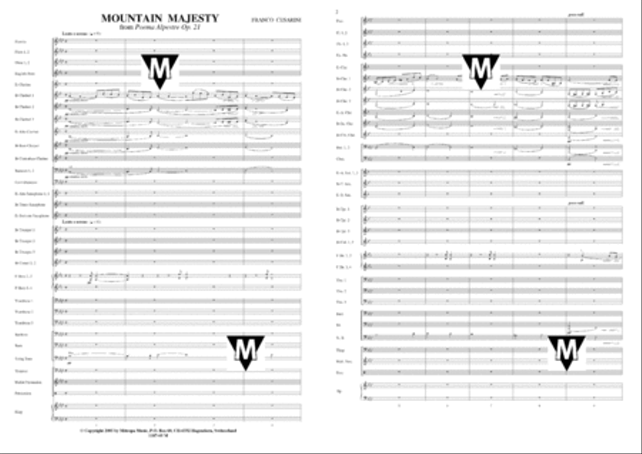 Mountain Majesty Concert Band scores gallery preview page 2
