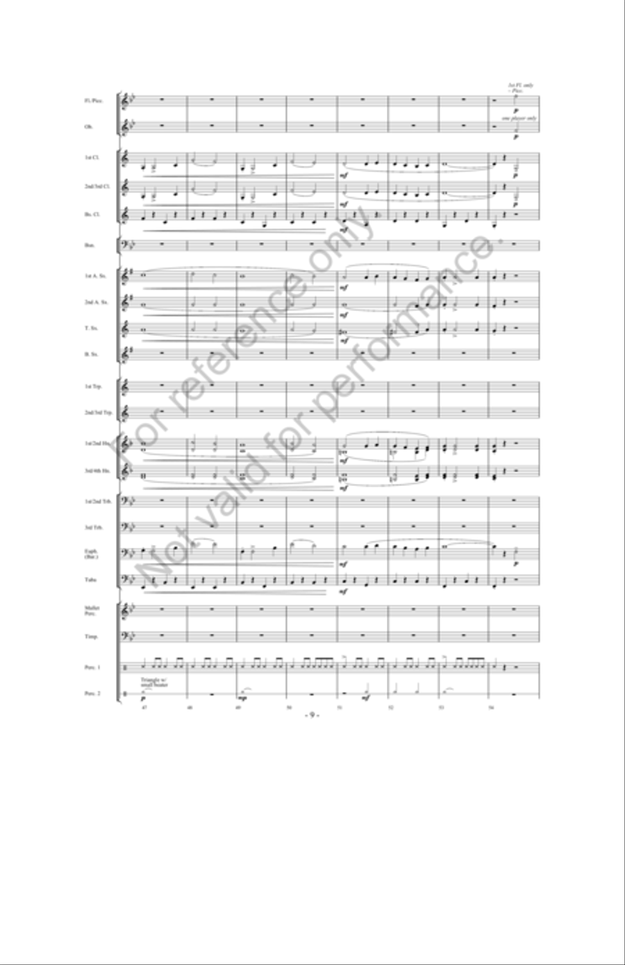 March Jubilee Concert Band scores gallery preview page 8