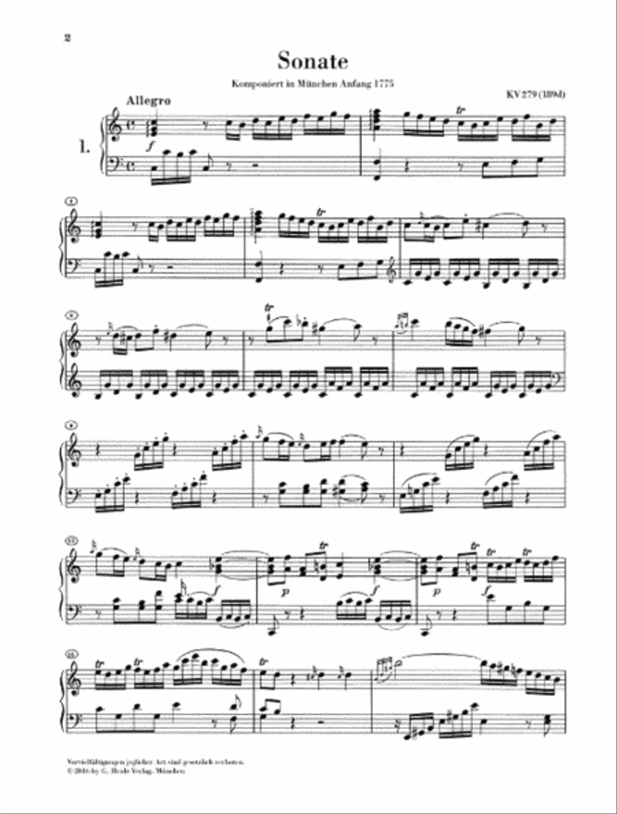 Piano Sonatas Volume 1 Piano Solo scores gallery preview page 2