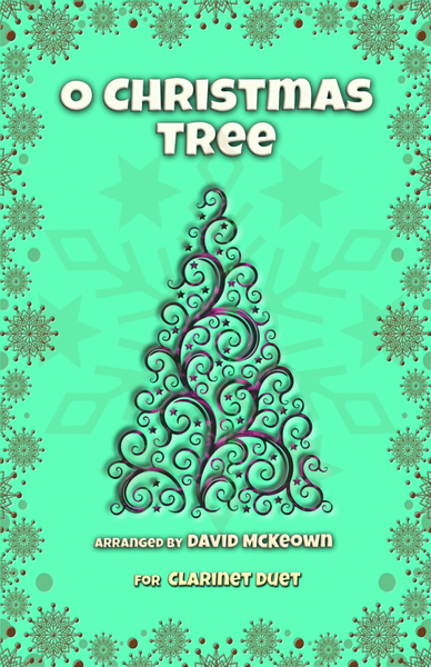 O Christmas Tree, (O Tannenbaum), Jazz style, for Clarinet Duet