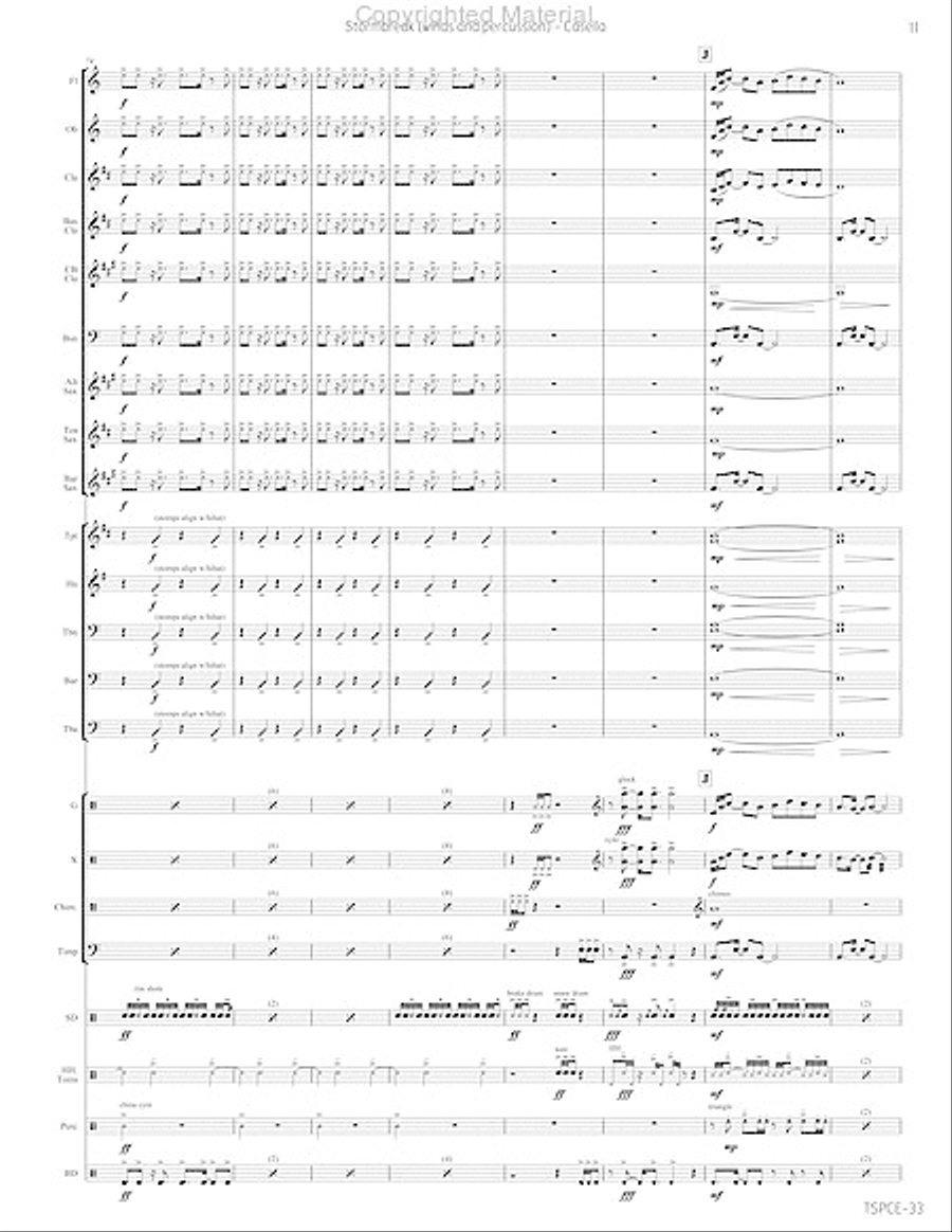 Stormbreak Percussion Ensemble scores gallery preview page 16