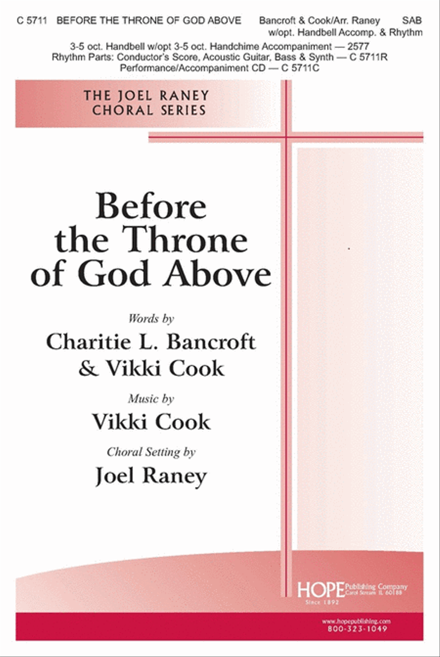 Before the Throne of God Above 3-Part scores gallery preview page 1