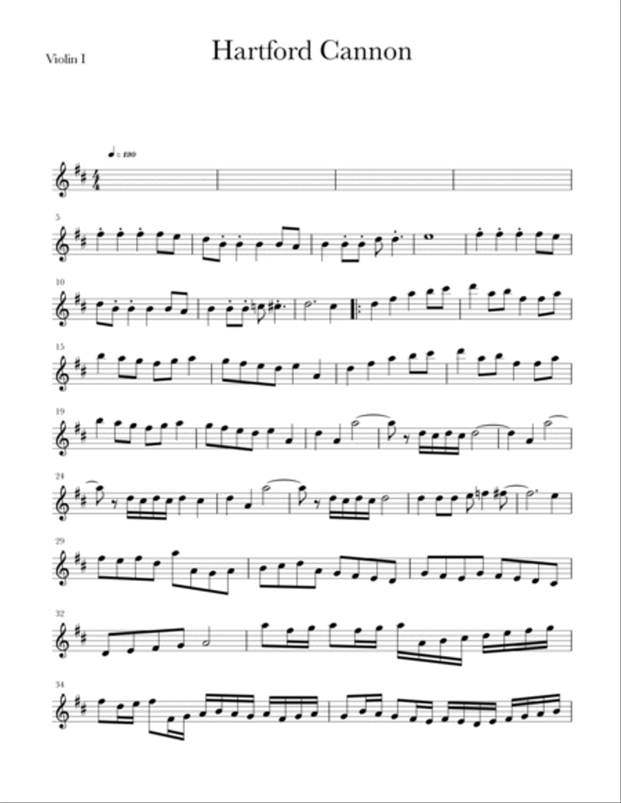 Hartford Canon Hartford Canon String Quartet scores gallery preview page 4